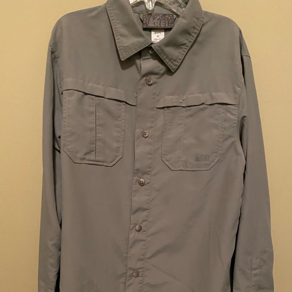 REI Boys Button Down Sun Shirt